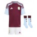 Maillot de foot Aston Villa Amadou Onana #24 Domicile vêtements enfant 2024-25 Manches Courtes (+ pantalon court)